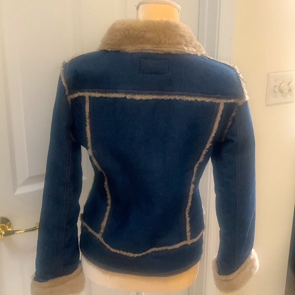 Vintage Sherpa Denim & Fleece Jacket - Picture 3 of 9